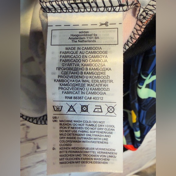 Adidas Originals x HER Studio London Track Jacket Size Small Tropical Leopard - Picture 7 of 10